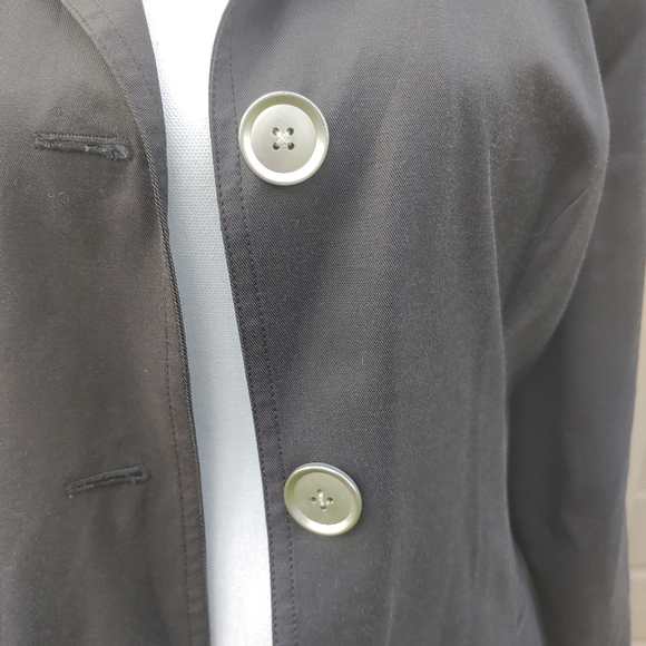 Apt. 9 | Black Nylon Belted Trench Coat - Picture 3 of 9